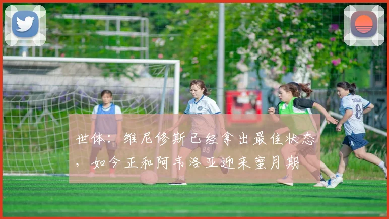 世体：维尼修斯已经拿出最佳状态，如今正和阿韦洛亚迎来蜜月期